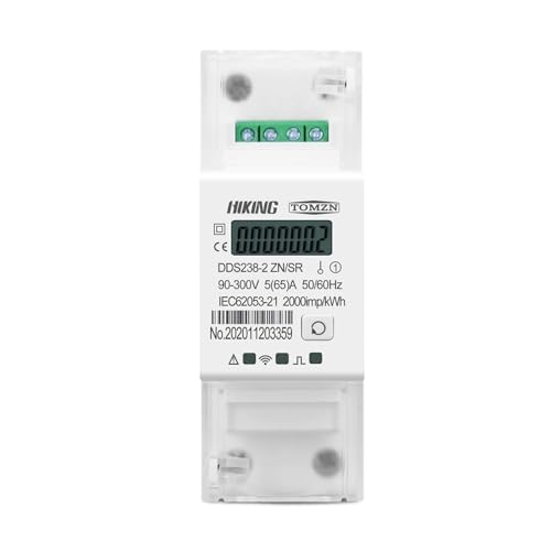 Compteur d'énergie monophasé RS485 DIN rail 65A MODBUS - 2