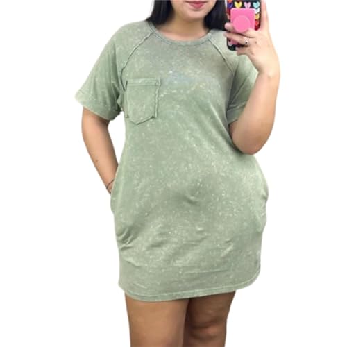 Robe courte d'été pour femmes CFWSHJ ample et décontractée