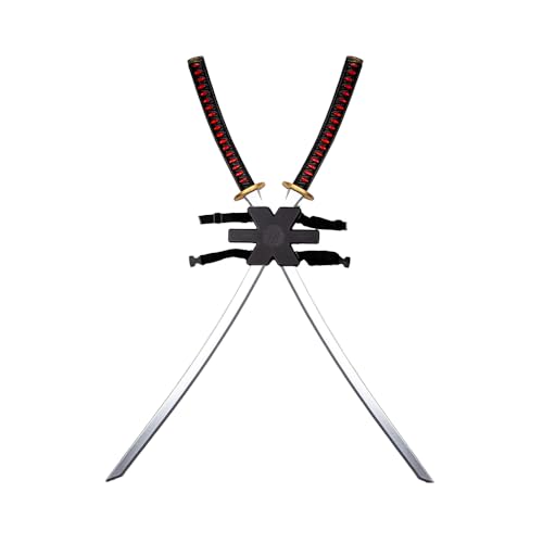 Wicked Costumes Adult Ninja Sword Set with Back Harness Double Costume Prop Accessory for Halloween & Themed Parties