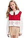 Barry Banny Girls Sweater Vest Weighted Vest Kids with Flower Crochet top Uniform Sleeveless Sweaters for Children16Y White