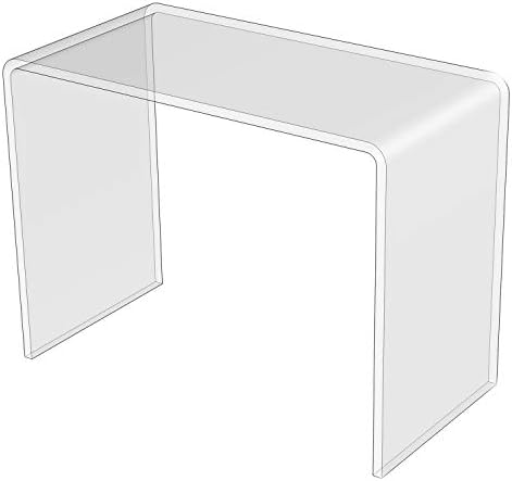 Clear Acrylic Plastic Cabinet Display Stand - Exhibition Riser Plinth- Hoverstand (4mm-thick-30cm-10cm-10cm, Max Load 1.5kg)