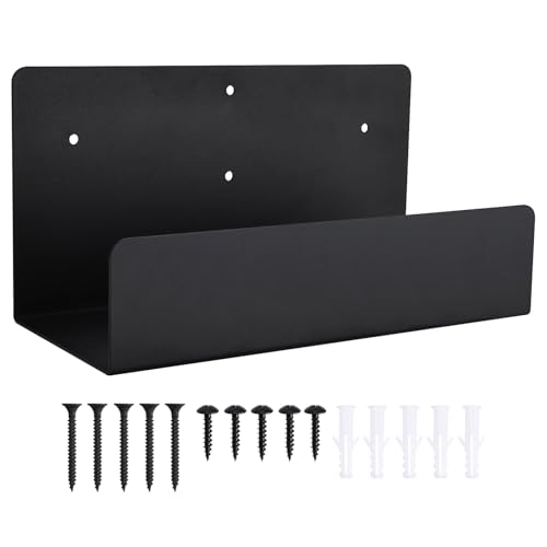 Patioer UPS Mount Metal Rack Wall Mounted for Uninterruptible Power Supply Compatible with APC CyberPower (5 H x 4.4 W x 10 D)