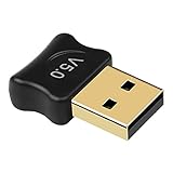 tulipde Adaptador USB 5.0 Dongle, transmisor Receptor inalámbrico, para PC, Compatible con Windows 7/8 / 8.1/10 / Vista/XP, Transferencia...