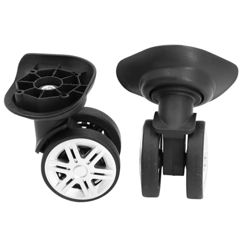 Nosqew Rueda Universal para Maleta, Pieza de Repuesto para Rueda de Equipaje con Rotación de 360 ​​grados, con Absorción de Impactos e Instalación Rápida, para Reemplazo de Equipa