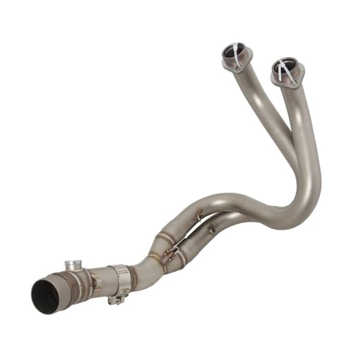 Tubo de escape delantero de moto para Kawasaki ER6N ER6F y Ninja 650R de 2012 a 2023
