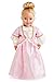Little Adventures Pink Parisian Princess Doll Dress - Doll Not Included - Machine Washable Child Pretend Play and Party Doll Clothes with No Glitter