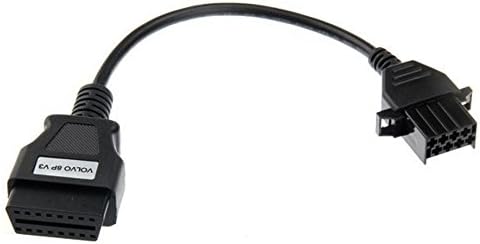 8 Pin to 16 pin OBD2 OBDII Diagnostic Adapter Cable for Volvo Trucks