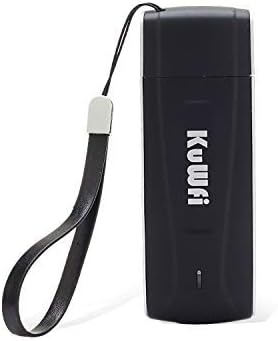 KuWFi 4G Dongle, 150 Mbps USB Dongle Unlocked 4G WiFi Router Network Hotspot 4G/3G WiFi Router with SIM Card Slot WLAN LTE Modem Support B1/B3/B5 on the Bus or in Car