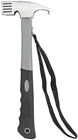 Marteau de Camping, 30 x 11 cm Maillet de Tente en Acier au Carbo...
