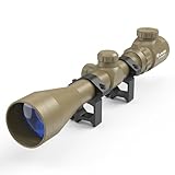 UUQ 3-9×40 Rifle Scope with Red/Green I...