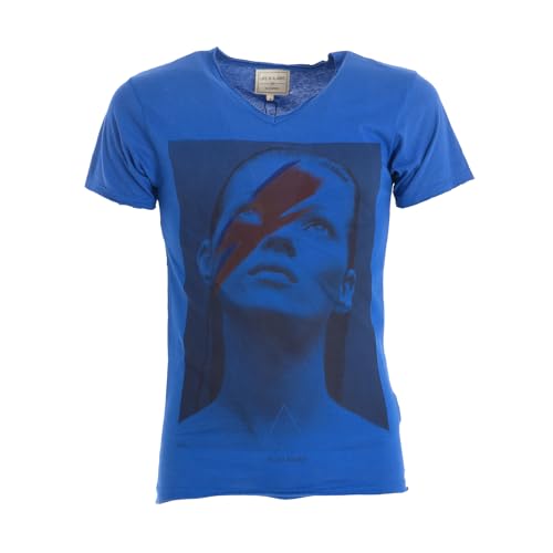 Eleven Paris T-Shirt pour Homme, Bleu, S