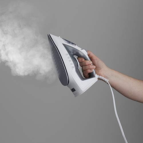 AmazonBasics Ceramic Soleplate Steam Iron, 2400 Watt