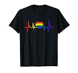 LGBTQ Gay Pride Herz für schwule und lesbische Liebe LGBT T-Shirt