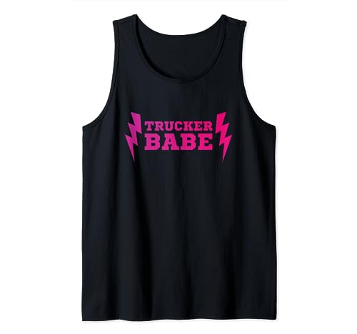 Trucker babe tank top