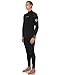 Rip Curl Men's Dawn Patrol 4/3mm Back Zip Full Wetsuit - Black - L