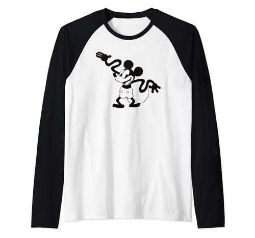 Mickey Mouse Crazy Arms Raglan le T-shirt Disney Idéal pour Vos Sorties