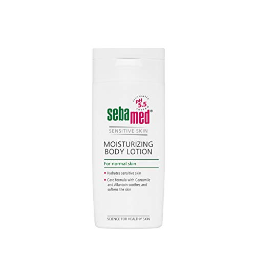 Sebamed Moisturizing Body Lotion for Sensitive Skin pH 5.5 Hypoallergenic Naturally Soothes and Moisturizes 6.8 Fluid Ounces (200 Milliliters)