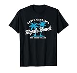 Retro Myrtle Beach South Carolina Palm Tree Vintage Souvenir T-Shirt