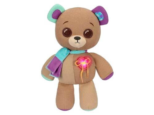 THREADY Bear - Osito de Peluche Interactivo, Osito Que Cobra Vida para Convertirse en tu Mejor Amigo, Mueve Sus Ojos y Emite Sonido Cuando le Hablas, Niños de +5 años, Famosa (THR00000)