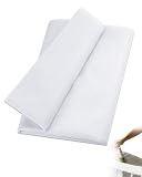 Acual Bügelvlies 200 x 100 cm,Weiß Volumenvlies zum Aufbügeln, 36g/m² Leichtes Bügelvlies Beidseitig Haftend, Vliesstoff zum Verstärken, Nähen, DIY, Stickerei & Basteln für Kleidung&Schneidern