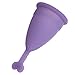 Hengsong Reusable Feminine Protection Cup Menstrual Cup 12 Hours (Small, Purple)