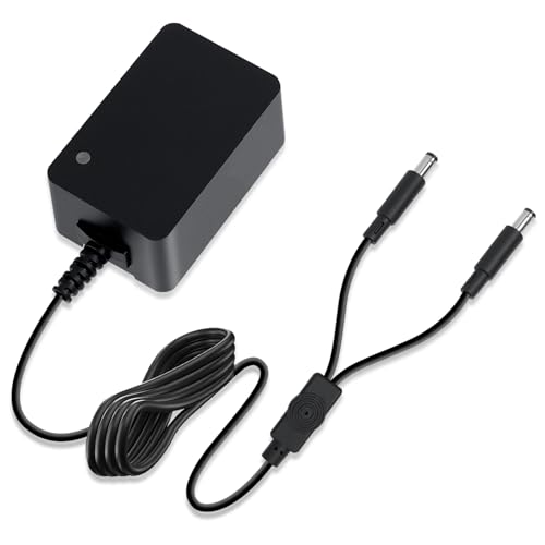 Dual Lead E Collar Charger for Mini Educator ET-300 ET-400, E Collar Remote Dog Training Collar Replacement