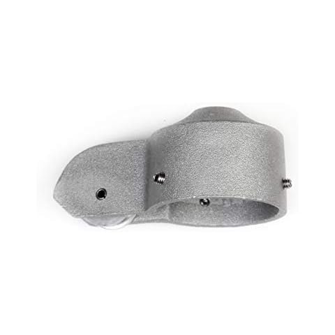 Flagpole Truck Fits 2 1/2" 2.5 Inch Diameter Cast Aluminum Silver Metal Pulley USA Made Cap Style Cover