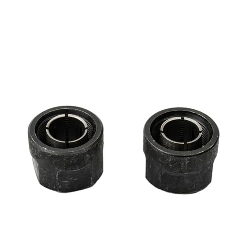 Image of WheatThrive Collet Cone Nuts, Router Collet Nuts, 1/2" Sleeve Nuts for Triton 3612Y 3612T 3612C 3612BR 3612CT 3600H, 2 Pack