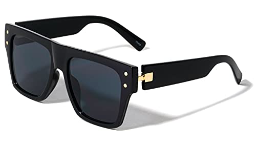 Dweebzilla Oversized Thick Bold Classic Square Luxury Sunglasses