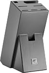 ZWILLING Chef jumeau 9Piece Ensemble de blocs de couteaux - Résistant à la corrosion, endommagé par la glace Ultra Sharp Blades Graphite-Grey, Ensemble de couteau professionnel, Durable, Lave-vaisselle sans danger