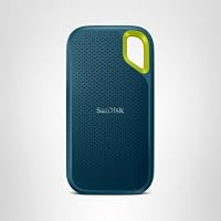 SANDISK Extreme Portable SSD 2TB (up to 1050 MB/s read, 1,000MB/s write, USB-C, NVMe Solid State Performance, IP65 rated for dust and water resistance, Updated Firmware) Monterey – Ansicht 8