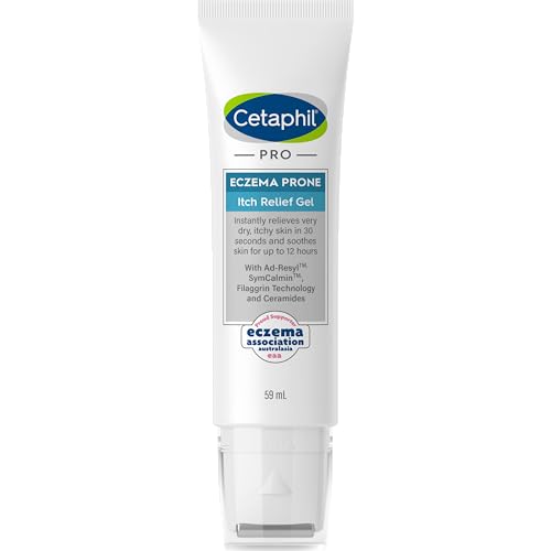 Cetaphil Pro Eczema Prone Itch Relief Gel, 59 ml. Instantly Relieves Very Dry, Itchy Skin in 30 Seconds and Soothes Skin for Up to 12-Hours. With Ad-Resyl™, SymCalmin™, Filaggrin Technology and Ceramides. Dermatologist Tested for Sensitive Skin.