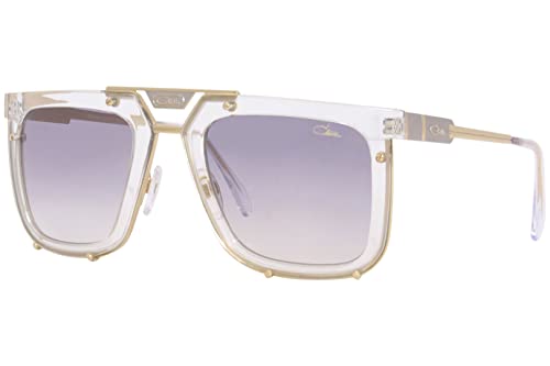 Cazal Legends 648 003 Sunglasses Men's Gold Plated/Transparent/Grey Grad. 56mm, Lens-56 Bridge-25 B-46 ED-60 Temple-147