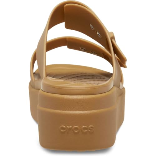 Image of Crocs Women's Brooklyn Buckle Low Wedges