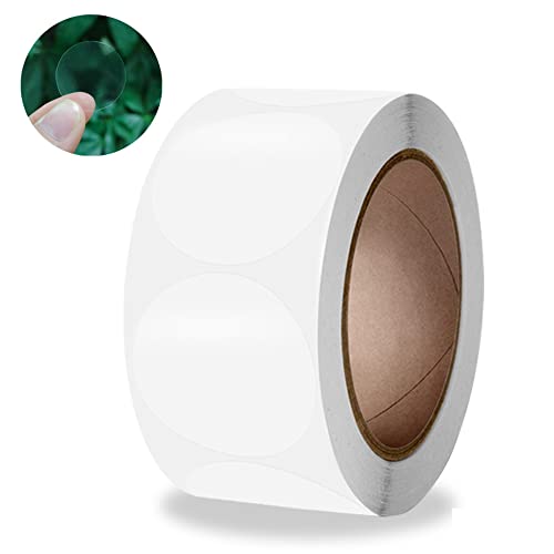 500 Pcs Roll Clear Stickers 1 Inch Package Seals Envelope Seals Stickers For Mailing Round Circle Dots Seal Labels Transparent Envelope Tab Sealer And Retail Package Self Adhesive Seal Label Stickers #TOP5