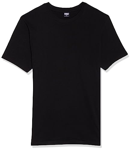 URBAN CLASSICS Juego de 6 Camisetas para Hombre de Manga Corta, Camisetas de Algodón y Cuello Redondo, Distintos Juegos de Colores y Tallas S - 5XL