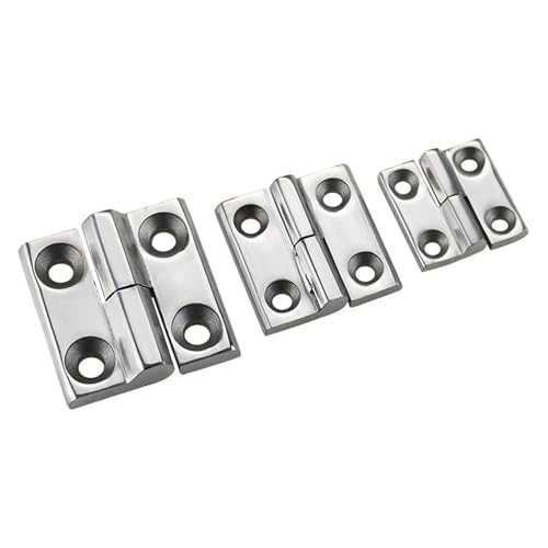 Removable Hinge Heavy-Duty 304 Stainless Steel Industrial Machinery and Equipment 1Pcs(Large-Left)