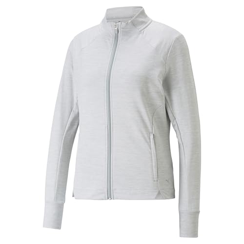 PUMA Cloudspun veste zippée chinée pour vos activités de plein air