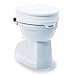 AQUATEC 90 Toilettensitz Erhöhung m. Deckel, Toilettenhilfen