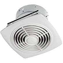 Broan-NuTone 505 Exhaust Fan, White Vertical Discharge Ceiling Ventilation Fan, 8.5 Sones, 200 CFM, 8"