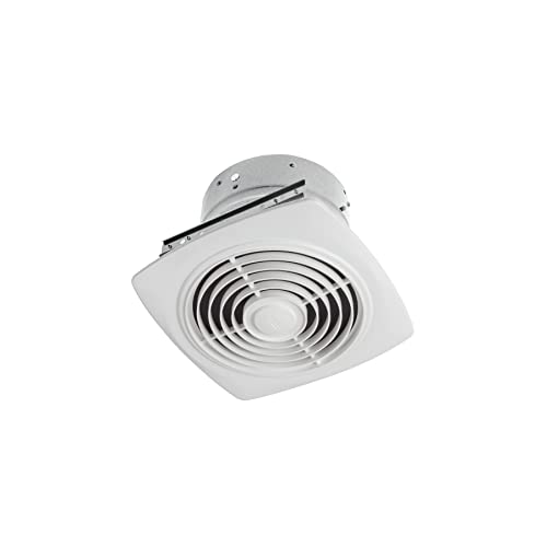 Broan-NuTone 505 Exhaust Fan, White Vertical Discharge Ceiling Ventilation Fan, 8.5 Sones, 200 CFM, 8" by Broan-NuTone - Used condition - US$76.07
