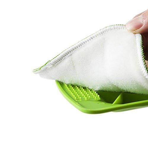 Image of Microfiber Spray Mop Replacement Pad 3 Pcs, Washable Reusable Mop Head Cleaning Cloth, Floor Cleaning Microfiber Pads for Spray Mop, Flat Mop, Hardwood, Tile, Laminate, Wooden Floors