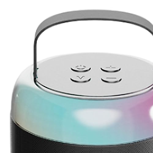 UGPLM Conjunto de alto-falante portátil sem fio Bluetooth para karaokê para crianças e adultos Siste