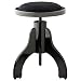 Stagg PS35 Piano Stool with Black Velvet Top with Adjustable Height - Black