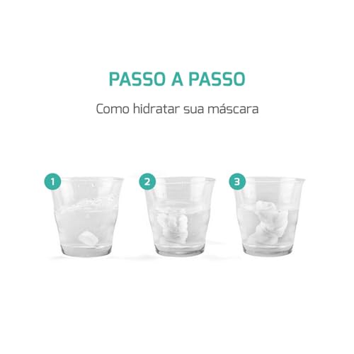 60un Máscara Descartável Desidratada Limpeza Facial
