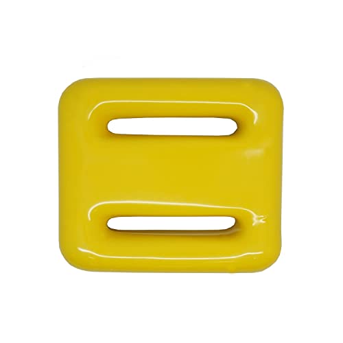 Scuba Choice Yellow Vinyl Coated Diving Lead Weights, 1Lb #TOP17