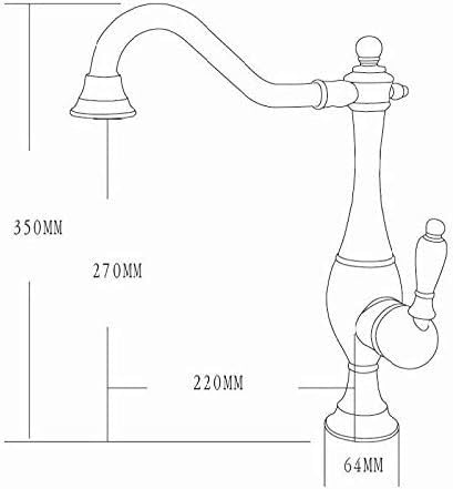 Robinet en laiton noir durable et élégant pour évier