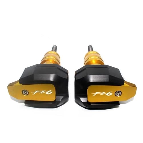 Frame Sliders Motorcycle Engine Cover Frame Sliders Crash Pad Protector For FZ1 FZ6 FZ8 For FAZER FZ1N FZ6N FZ8N Falling Protection Crash Protector(Gold,X-3)