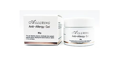 Alluring Anti Allergy Gel Air Refresher | Absorb Fume & Odor from Lash Adhesive | Less Stinging and Headache After Use | Suitable For Classic & Volume Lashing | Eyelash Extension Supplies & Tools