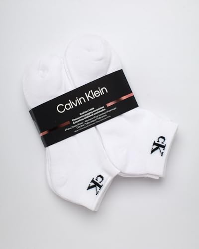 Image of Calvin Klein Womens Quarter Socks - 6 Pack Athletic Performance Cushioned Ankle Socks for Women for Running and Workout